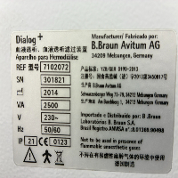 Bbraun Dialog+ Evo - Dialysis image 3